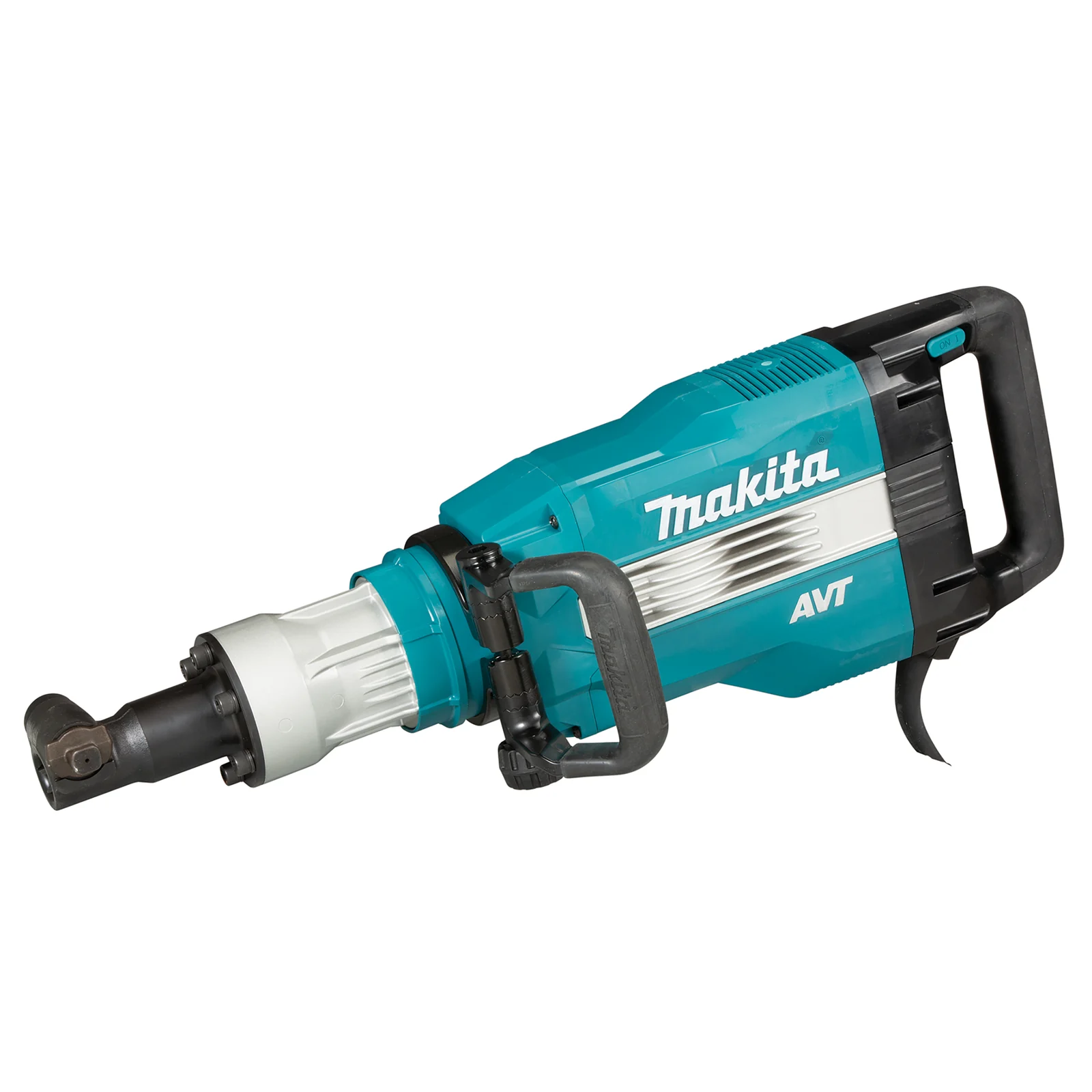 A Makita electric breaker for breaking concrete slabs and foundations.